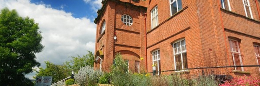 Photograph of the outside of Larne Museum and Arts Centre