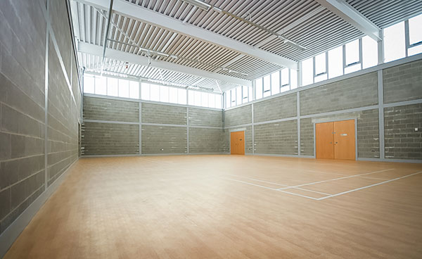 Main hall in Eden Community Centre.