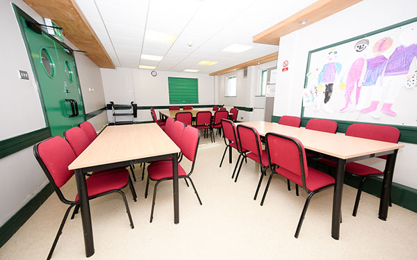 Meeting room in the Glenlough Community Centre.