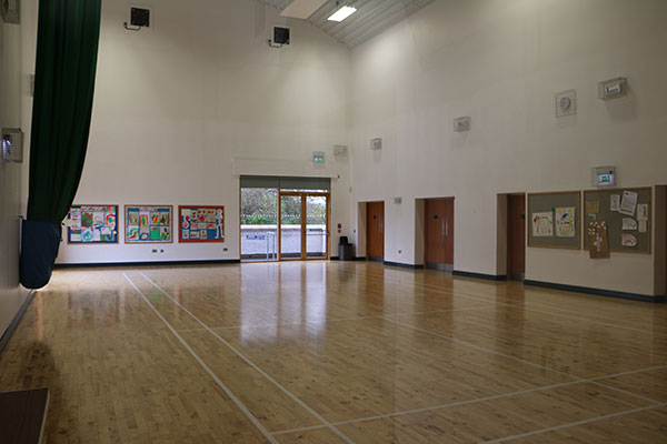A view of the main hall at the Islandmagee Community Centre.