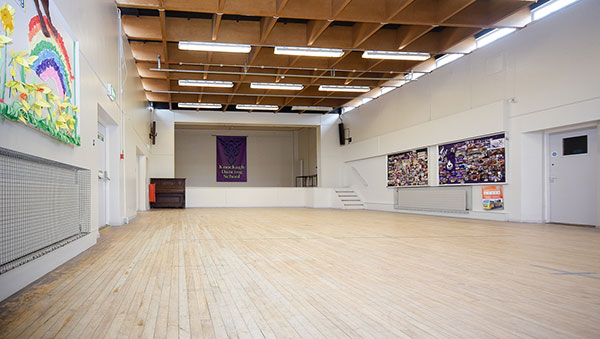 Main hall at Greenisland Community Centre.