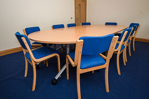 Conference room in Greenland Community Centre.