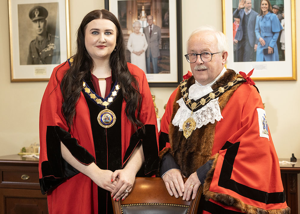Alderman Thomas Gordon has been named as the new Mayor of Mid and East Antrim, while Councillor Bethany Carson-Ferris has been appointed Deputy Mayor.