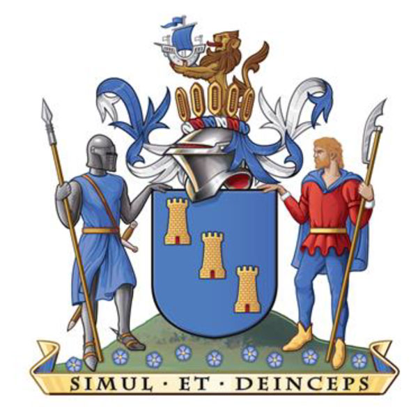 The Supporters as depicted on the Mid & East Antrim Coat of Arms