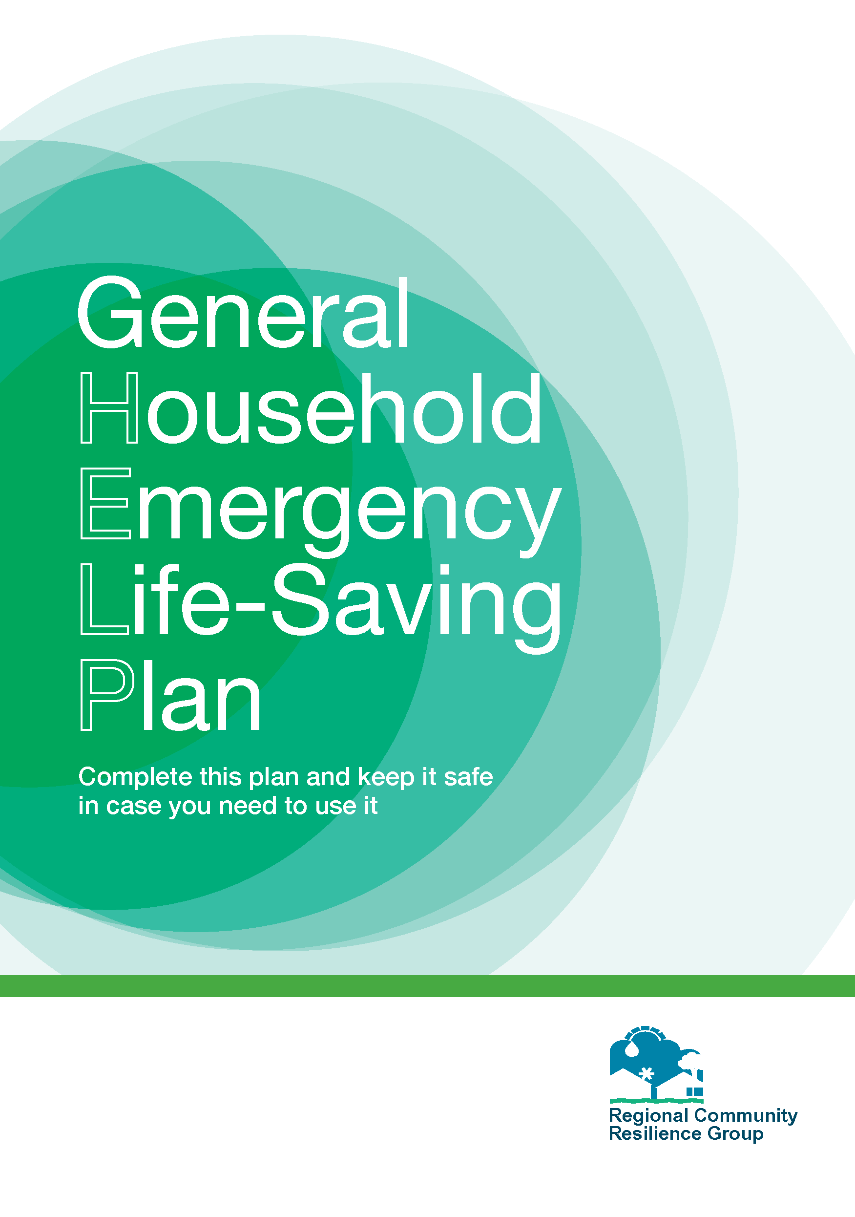General Household Emergency Life-Saving Plan