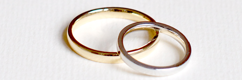 Photograph of two rings