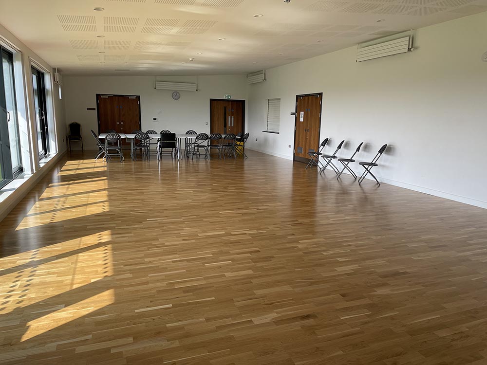 A view of the main room at Sandy Bay Pavilion.