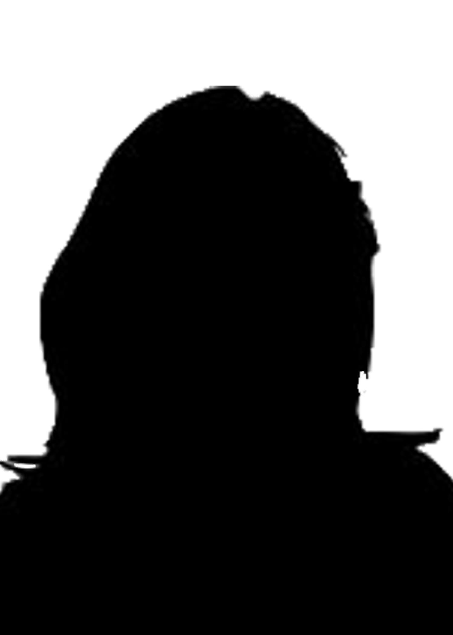 Outline of a female head