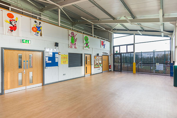 A view of the Minor hall at Ahoghill Community Centre.