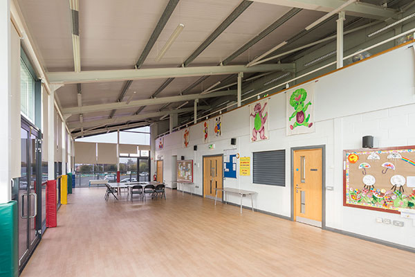 A view of the Minor hall at Ahoghill Community Centre.