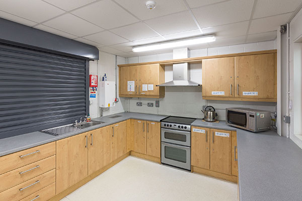 View of the kitchen facilities at Ahoghill Community Centre