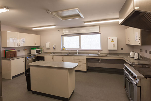 Kitchen facilities at Ballee Community Centre.