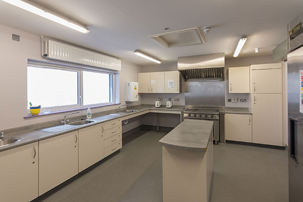 Kitchen facilities at Ballee Community Centre.