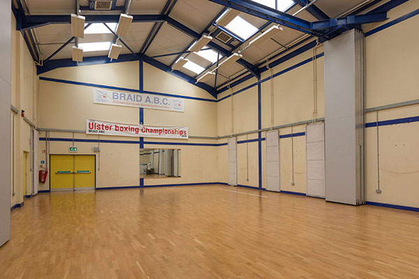 Main hall at Ballykeel Community Centre