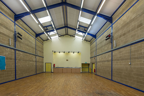 Main hall at Ballykeel Community Centre