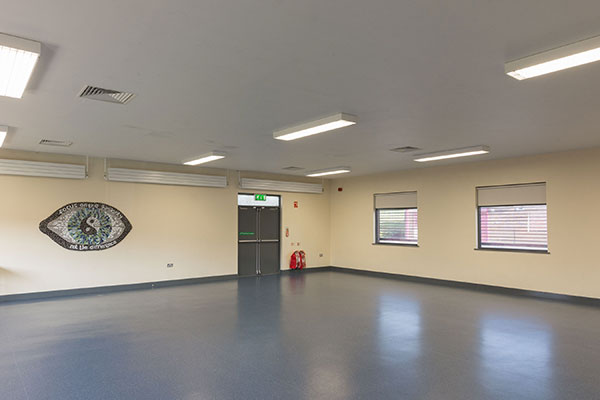 Main room at Dunclug Community Centre.