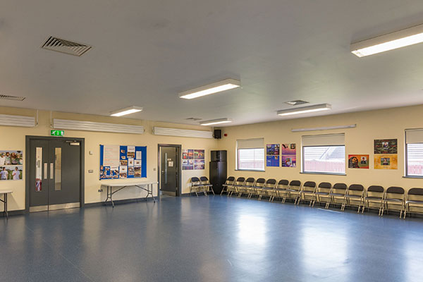 Main room at Dunclug Community Centre.