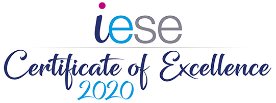 iESE Certificate of Excellence for 2020