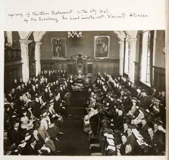 NI Parliament preliminary opening by the Viceroy, Lord Fitzalan 7/06/21 