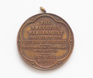 Commemorative medal for The Northern Parliament 