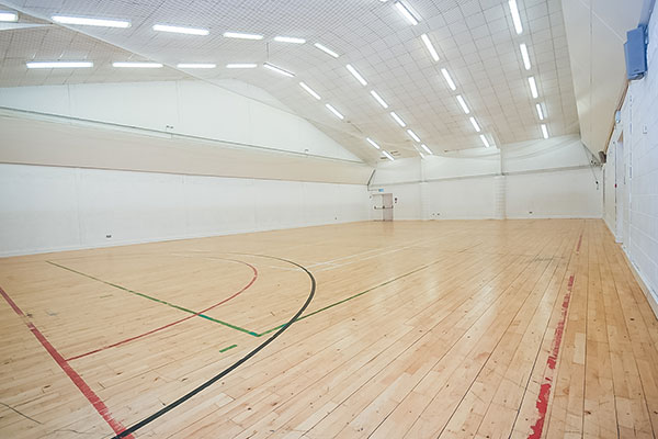 A view of the main hall at Oakfield Community Development Centre.