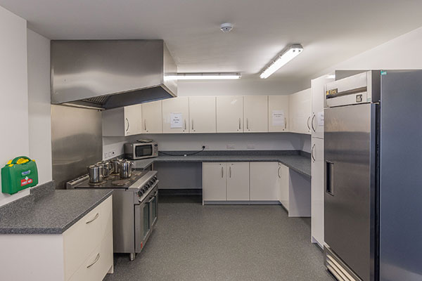 A view of the main kitchen at Portglenone Community Centre.