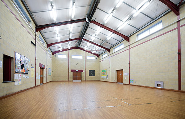 A view of the main hall at Sunnylands Community Centre.