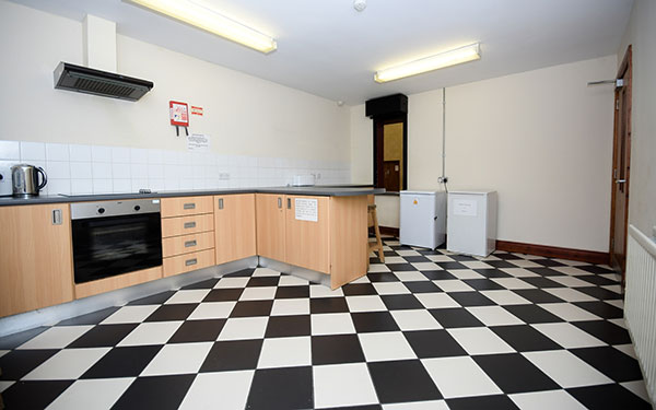 A view of the kitchen facilities at Sunnylands Community Centre.