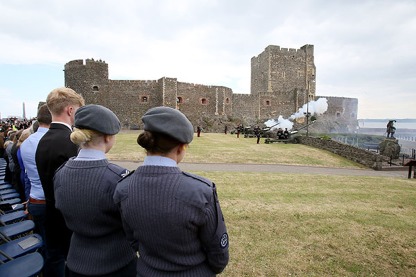 Crowds expected in Carrickfergus for Queen’s 93rd birthday gun salute image