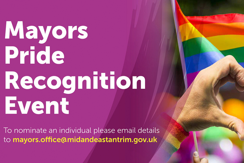 Get your nominations in for the Mayor’s ‘Pride Recognition Event’ image