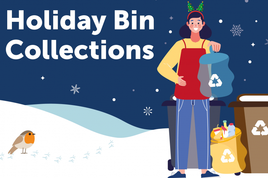 Christmas bin collection dates reminder! image