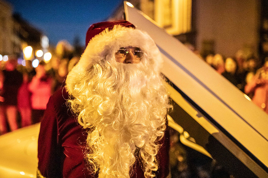 Carrickfergus Christmas Lights Switch On image