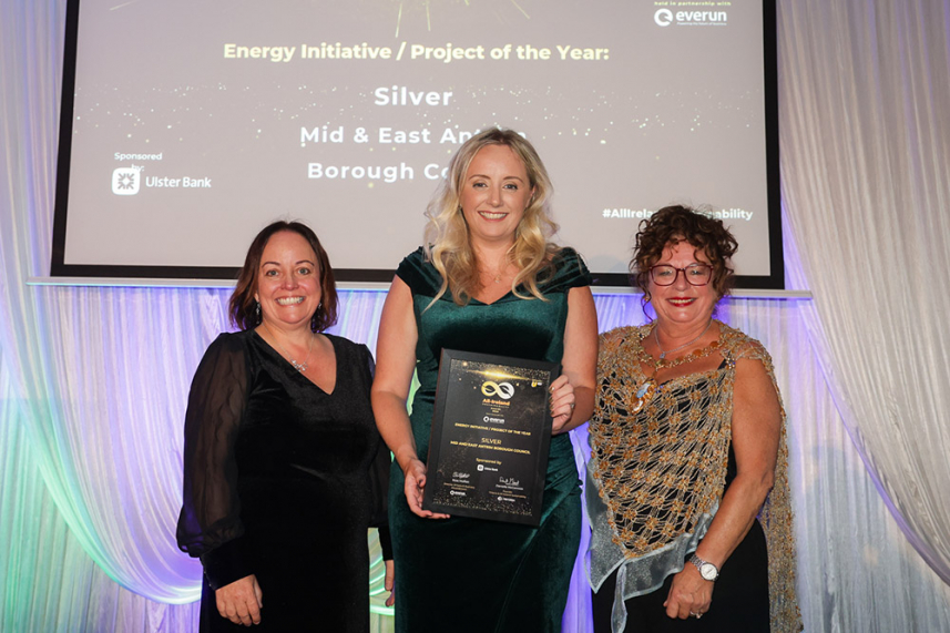 Mid and East Antrim Borough Council win silver at the All-Ireland Sustainability awards image