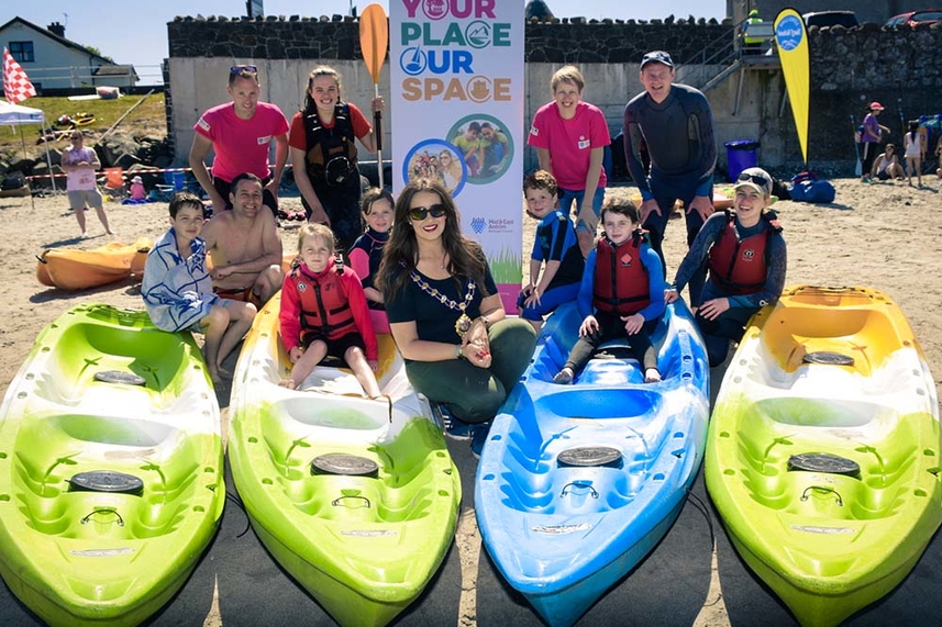 Waves of families have fun in the sun at Ballygally Beach Bonanza image