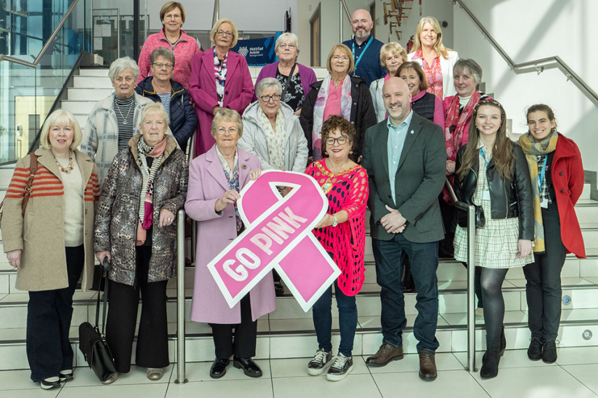 Mayor of Mid and East Antrim marks Breast Cancer Awareness month image