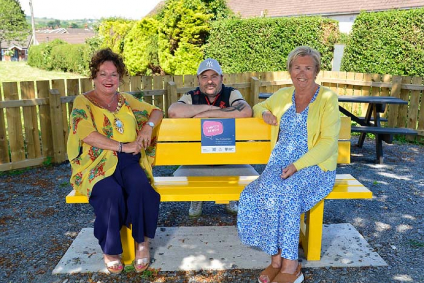 Mid and East Antrim welcomes another ‘Chatty Bench’ image