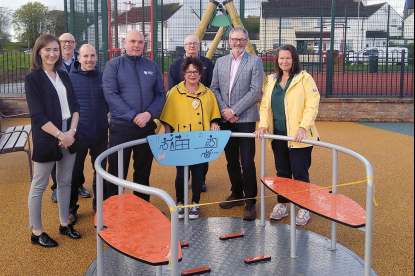 Fun for all at Clough’s newly refurbished play park! image