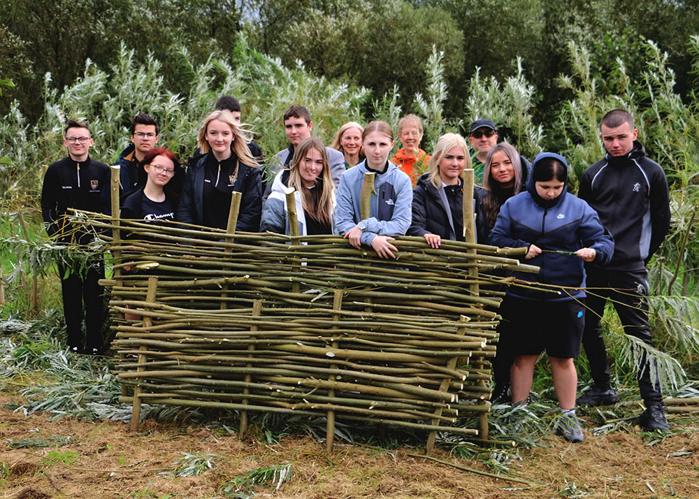 Group of students from Dunclug College