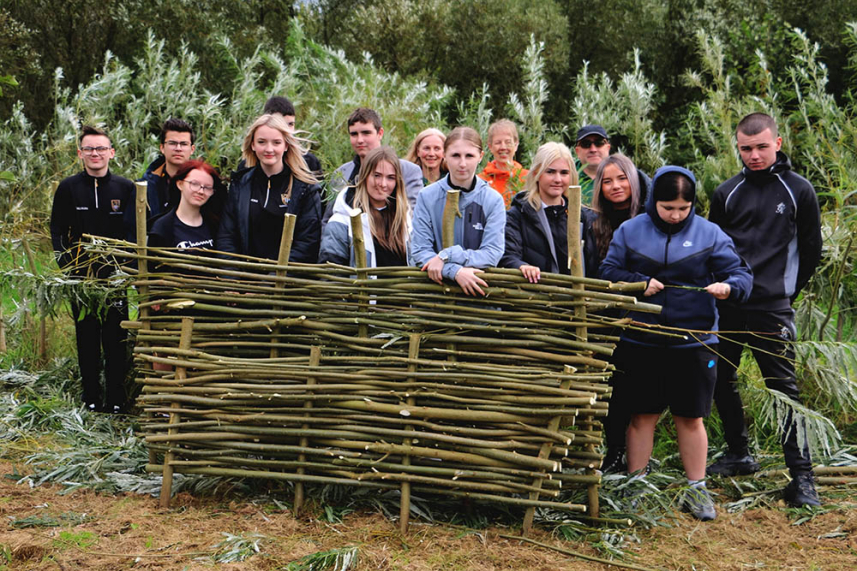 Dunclug College students get outdoors at Ecos Nature Park! image