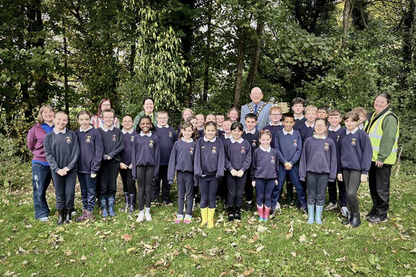 Mid and East Antrim schools start their Forest School journey image