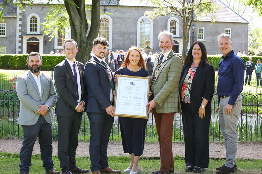 Northern Irelands newest World Heritage Site presented with official UNESCO Certificates image