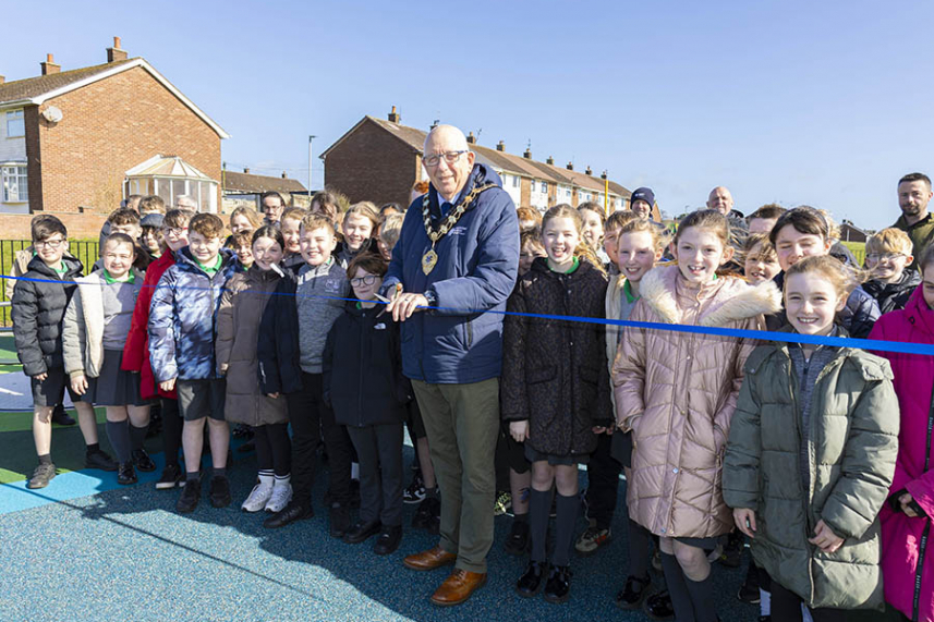 The play park in the heart of Greenisland has reopened image