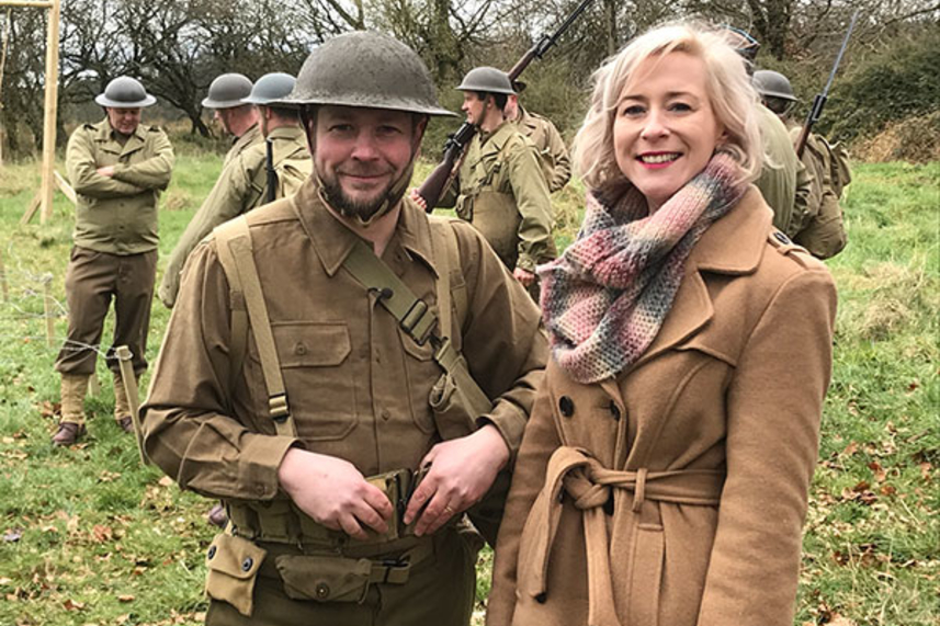 BBC’s Antiques Road Trip explores Mid & East Antrim’s treasures at US Rangers Museum image