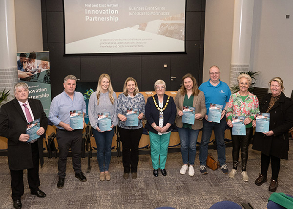 Tony McClements, Fergus Wallace, Dr Debbie Kincaid, Deborah Fitzsimmons, Deputy Mayor Cllr Beth Adger MBE, Polly Gribben, George Armstrong, Marlene Marcus, Joy Kinney