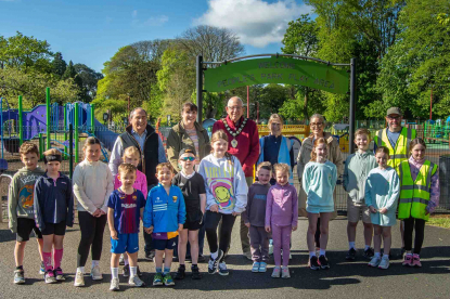 Big turnout for Ballymena junior parkrun as kids hit the ground running image
