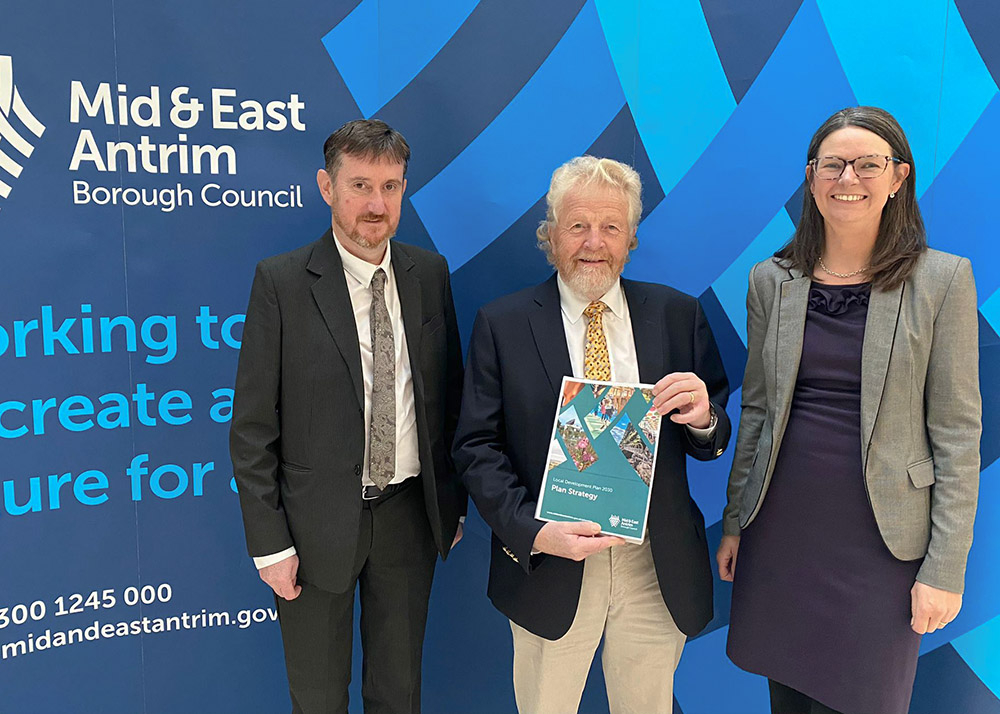 Acting Director of Development Paul Duffy, Planning Committee Chair Ald Robert Logan, Principal Planning Officer Sandra Adams