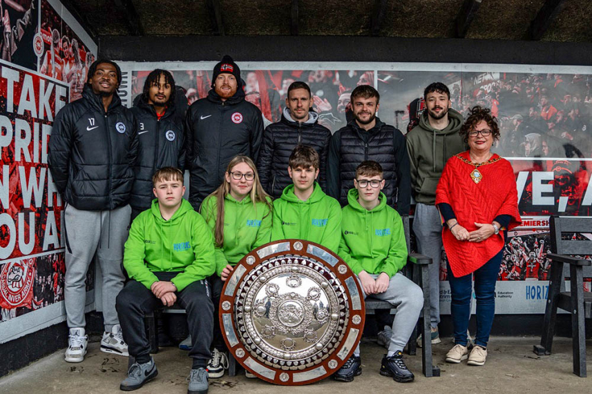 Local young people unveil inspiring new mural in Larne! image