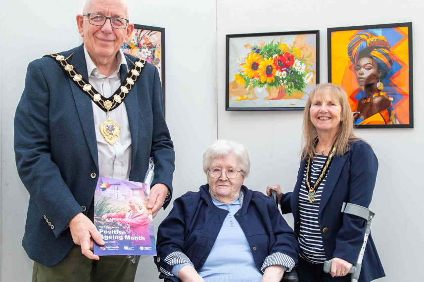 Creativity shines at Later Life Hobby Exhibition and Paint with Numbers workshop image