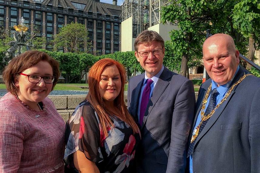 Opportunities for Mid and East Antrim top the agenda during Westminster visit image