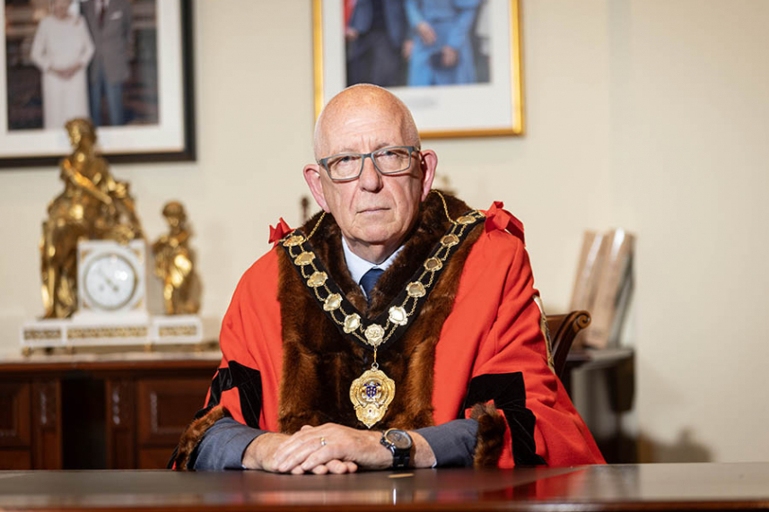 Mayor of Mid and East Antrim statement regarding Ballymena violence image